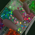 Miniatyrbild 3 av 5: Piece Nail Art Butterfly Laser Symphony Paljetter-14:e