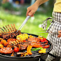 Miniatyrbillede 6 af 7: Rustfrit stålkøkkentang, 30 cm lang grilltang-grill kødpincet,