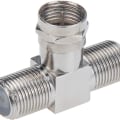 Miniatyrbilde 3 av 5: Kabelsplitter: TV-splitter, F-type RG6 hann til 2 F-hun