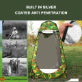 Miniatyrbillede 5 af 8: Pop-up telt 75'' x 47'' x 47'', camouflage privatlivstelt, udendørs brusetelt, fa KLB