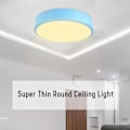 Miniatyrbillede 8 af 8: Moderne super tynde runde akryl LED loftslampe til KLB