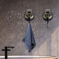 Miniatyrbillede 4 af 5: Sug kop krog, stærk og robust krog, vakuum sugekop brusekrog, genanvendelig, badeværelse, køkken, toilet, (2 stk., bronze)