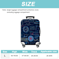 Miniatyrbild 2 av 5: Resväska Skydd Elastiskt Skyddande Tvättbart Bagage Bagage Skydd