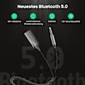 Miniatyrbillede 8 af 8: Bluetooth-adapter til bil Aux, bil USB Bluetooth-modtager med Bluetooth 5.0 KLB