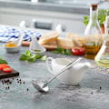 Miniatyrbillede 5 af 5: Daily Line Sauceske, Smuk Høj Kvalitet Rustfrit Stål Øse med Moderne Stil, Opvaskemaskine Sikker, 182 mm