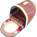 Miniatyrbillede 6 af 7: L, M, S Hunde seng katteseng hundehule hundekennel bærbar retro vægfliser KLB
