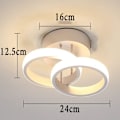 Miniatyrbilde 2 av 5: LED taklampe, taklampe, 18W, moderne