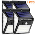 Miniatyrbild 1 av 8: 4-pack solcellslampor för utomhusbruk 140 LED, solcellslampor för utomhusbruk med KLB