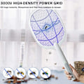 Miniatyrbilde 2 av 5: Elektrisk fluesmekker 3000V 2 i 1 Batterifluesmekker KLB