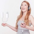 Miniatyrbilde 8 av 8: Pakke - Apple Lightning til 3,5 mm hodetelefonkontakt Adapter Port Aux Audio KLB