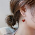 Miniatyrbillede 3 af 5: Temperament Simple Pearl Bow Øreringe High Touch Everything Style4 KLB