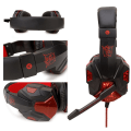 Miniatyrbillede 3 af 5: RGB gaming headset med stereo surround sound, PS4 sort og blå