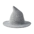 Miniatyrbild 1 av 5: Häxhatt trollkarl för kvinnor (grå 56-58 cm), ullhatt vuxenkläder festrekvisita Halloween kamouflage rollspel hatt