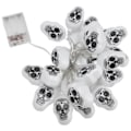 Miniatyrbillede 3 af 8: 20 stk. LED Halloween kranie-lyskæde varm 3m/9.84ft batteri KLB