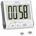 Kök timer, magnetisk elektronisk kökstimer, 24-timmars digital timer