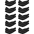 Miniatyrbillede 1 af 5: UV Solbeskyttende Armvarmere - Unisex, Sort (10 Par)