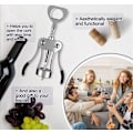 Miniatyrbillede 4 af 5: Flaskeåbner/proptrækker/vinget flaskeåbner afpropper øl/rødvinflasker med to skridsikre håndtag-