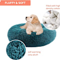 Miniatyrbillede 4 af 5: Original Calm Donut Pels Katte- og Hundeseng Maskinvaskbar Høj Pude KLB