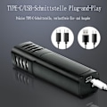 Miniatyrbillede 4 af 5: USB-mikrofon kardioid kondensator PC-mikrofon med stativ KLB