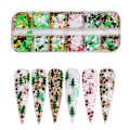 Miniatyrbild 3 av 5: Julnagelglitter för nageldesign stil 1 KLB