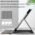 Miniatyrbillede 3 af 7: Samsung Tab A8 Etui 2022, Premium Pu Læder Business Stand Folio Cover,