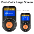 Miniatyrbilde 2 av 8: Bluetooth FM-sender for bil, lydadapter og mottaker med