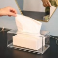 Miniatyrbilde 4 av 5: Gjennomsiktig akryl-serviettboks, serviettdispenser