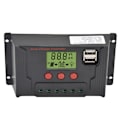 Miniatyrbillede 2 af 8: PWM LCD solcelleladeregulator 12V 24V 10A batteriladning KLB