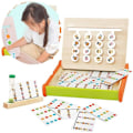 Miniatyrbilde 1 av 6: Lekepuslespill for barn Logisk spill Tre sorteringsspill Pedagogisk