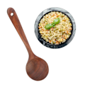 Miniatyrbild 6 av 8: Kök Wenge Matlagningsredskap Catering Slev Träsked KLB