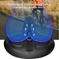 Miniatyrbild 4 av 5: Cykelsadel, överdimensionerad gelcykelsadel för män, bekväm, vattentät, andningsbar