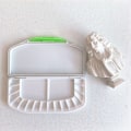 Miniatyrbillede 7 af 7: Sammenklappelig Palet Vandfarve Maling Palet Box Kunstner Tegneværktøjer