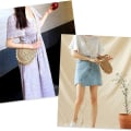Miniatyrbilde 5 av 5: Retro Forest Mushroom Head L ssy Straw Messenger Beach Bag