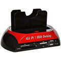 Miniatyrbilde 1 av 6: HDD-dokkingsstasjon Dobbel harddisk-dokkingsstasjon Base for 2,5 tommer 3,5 tommer