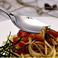 Miniatyrbillede 7 af 8: Sporks, pakke med 4, 1,6 tommer brede sporks lavet af 18/10 rustfrit stål