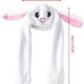 Miniatyrbillede 3 af 5: Ears Moving Jumping Bunny Plush Hat Rabbit Ears Moving Plush Hat KLB
