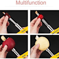 Miniatyrbild 3 av 6: 4-pack äppelurtagare frukt grönsak kärnurtagare multifunktionell