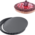 Miniatyrbild 1 av 5: Tårtform, quicheform, non-stick med lyftbar botten, kakbakningsform, fruktkakform
