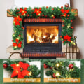 Miniatyrbillede 4 af 5: Juleguirlande med belysning, 270CM 30 LED KLB