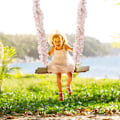 Miniatyrbillede 4 af 5: 3 stk. (1,8 m pr. streng) Kunstig silke kirsebærblomstranke guirlande til bryllup hjem fest haveindretning, pink-