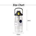 Pikkukuva 2 / 5: Musta vuototiivis BPA-vapaa vesipullo 1000ml KLB