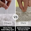 Miniatyrbillede 5 af 5: Badeværelsesløber, skridsikkert mikrofiber bademåtte tæppeløber til badeværelse KLB