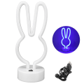 Miniatyrbilde 1 av 8: Kaninformet LED-neonlys Sengelampe Neonlampe KLB