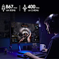 Miniatyrbild 6 av 6: 1300 Mbps USB 3.0 WiFi-stick för PC, USB Wi-Fi-adapter AC Mini-nätverksadapter