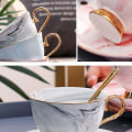 Miniatyrbillede 3 af 5: Kaffe kop med underkop, 210 ml, mokka kop, koncentreret kaffe