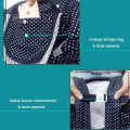 Miniatyrbilde 7 av 8: Baby Carrier med justerbart hofte sete, dekket baby carrier, Wavelet Dot Fabric Style KLB