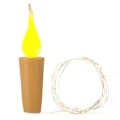 Miniatyrbillede 2 af 8: 10 stk. kork proptrækslys fe lys flaske LED-lampe batteri KLB