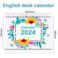 Pikkukuva 2 / 6: 2024 Pöytäkalenteri - Seisova Kääntötyöpöytäkalenteri 2024, Tammikuu 2024-Joulukuu Style1 KLB