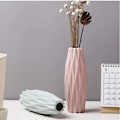 Miniatyrbillede 2 af 8: Nordisk Imitation Blomsterpot Origami Plast Vase Flaske Stue Kerne