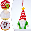 Miniatyrbilde 3 av 6: Julegnom med lys - Nisse til jul - Julepynt - Hjemmedekorasjon - Stil 1 KLB